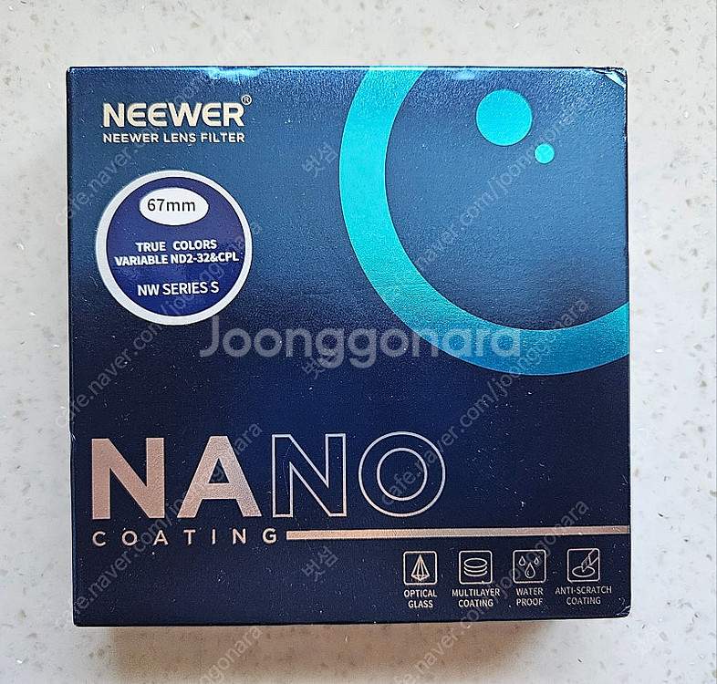 [팝니다]NEEWER 트루 컬러 가변 ND 필터 (ND...--0