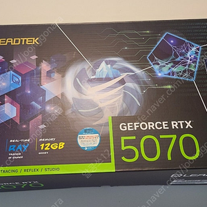리드텍 지포스 RTX 5070 허리케인 거의 새상품