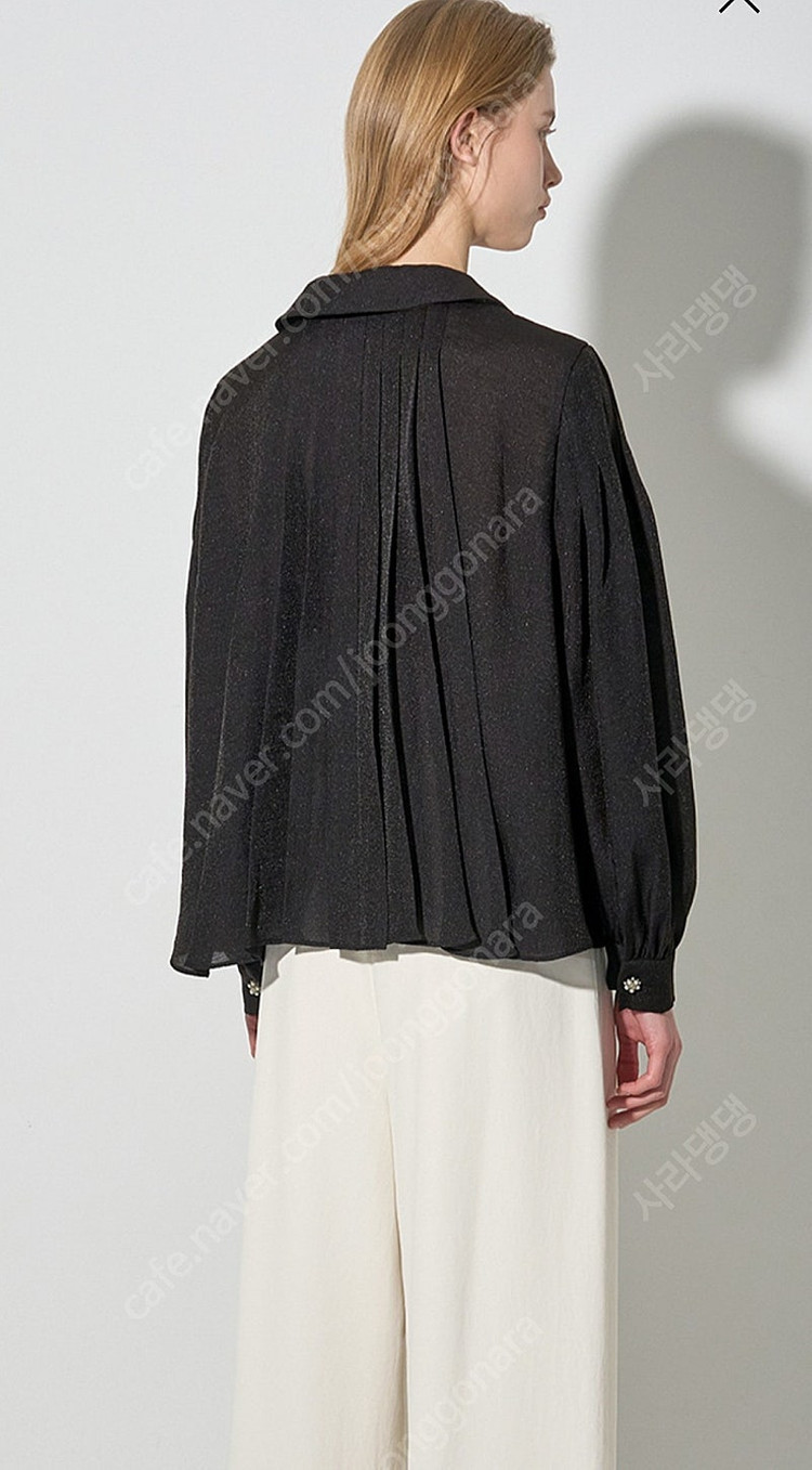 랑방 플리츠 블라우스 가격내림 이미지