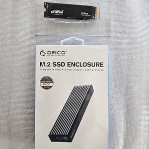 마이크론 Crucial P3 Plus M.2 NVMe 2TB+오리코 NVME 외장 SSD 케이스 미개봉 새제품 영상작업이 켄슬되서 판매합니다 이삿짐 정리중이라 다른물품도 같이