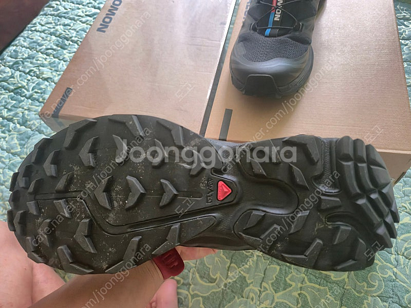 살로몬 xt-6 블랙 트레킹화. 새상품 270--2