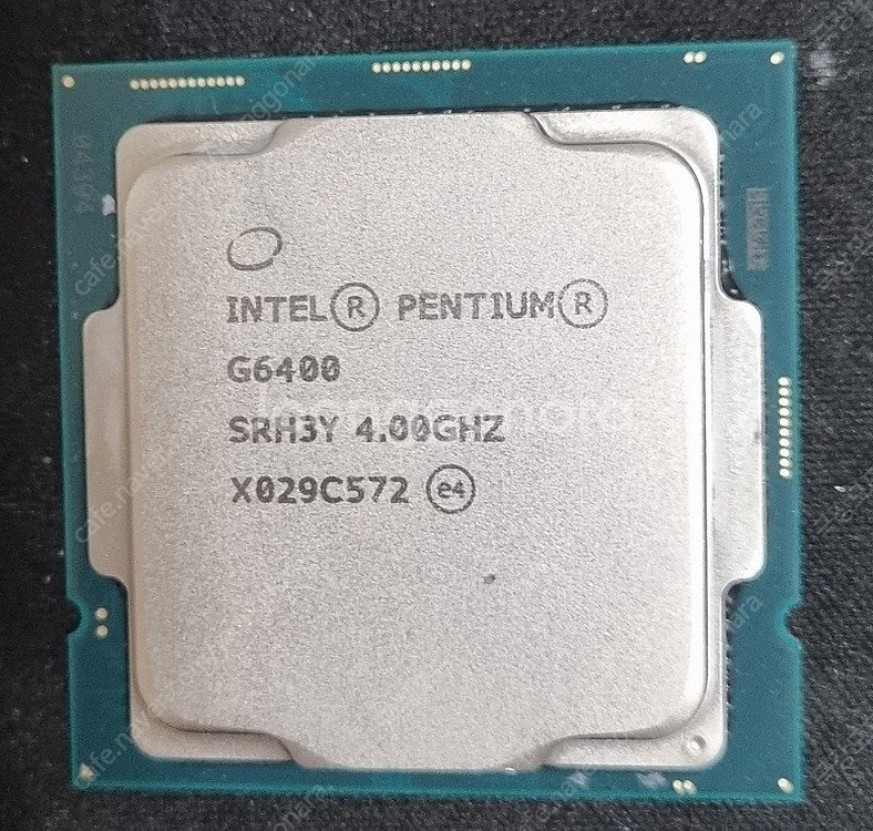 인텔 10세대 코멧레이크펜티엄 G6400 CPU 쿨러 ...--0