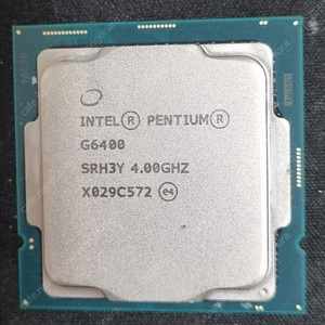 인텔 10세대 코멧레이크펜티엄 G6400 CPU 쿨러 포함~~~~~~ 우체국택포
