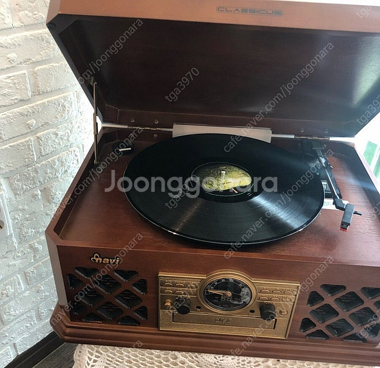 인테리어 엔틱 클래식 턴테이블--0