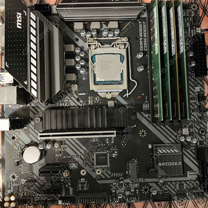 i5 10400f + b460m 바주카 cpu+보드 세트