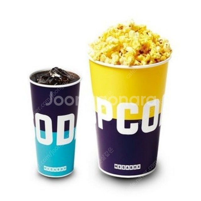 메가박스 팝콘 R 500원 + 탄산 L 500원 구매 쿠폰 싸게 팔아요(칼거래)--0