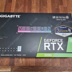 GIGABYTE RTX 3090 VISION OC D6X 24GB 그래픽카드