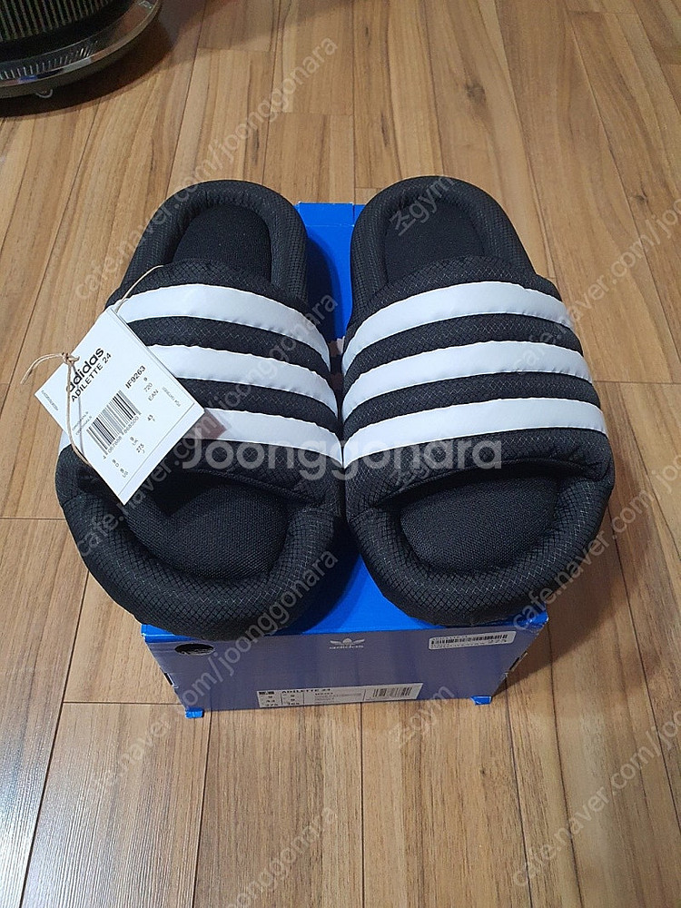 아디다스 아딜렛 24 슬리퍼 275size--1