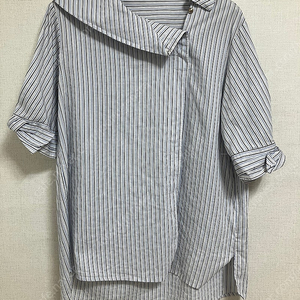 SJSJ 은사 스트라이프 블라우스