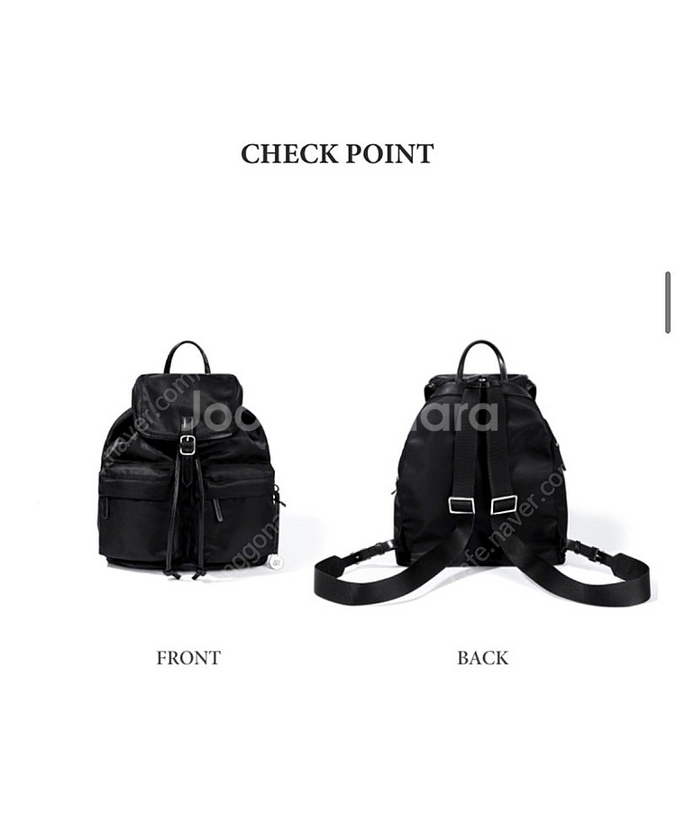 (새상품) 드파운드 나일론 백팩 라지--4