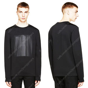 하이엔드 명품 알렉산더왕 바코드 긴팔티 S