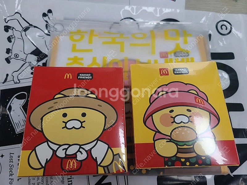 맥도날드 춘식이 농부 할미. 보냉백 미개봉 세트 판매합...--0
