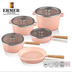 ERMER 에머 그라데이션 세라믹냄비 5종세트