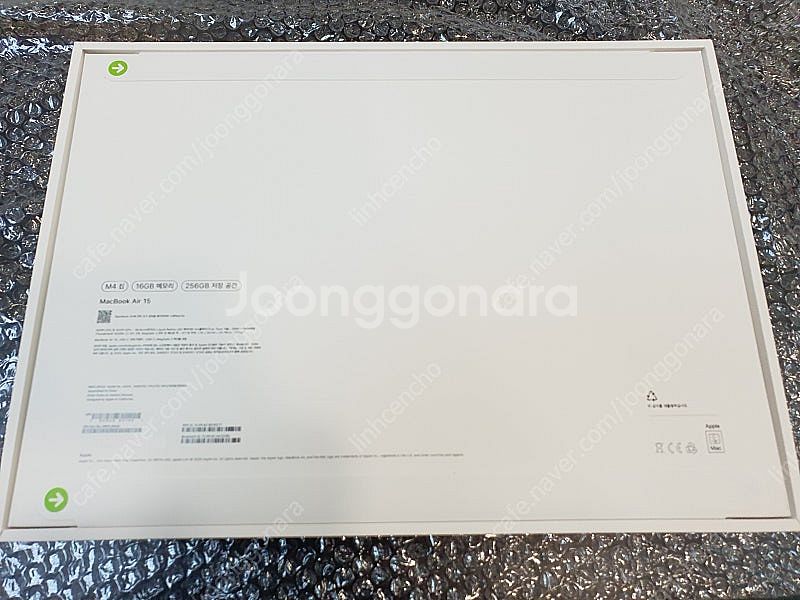 미개봉 맥북에어 15인치 M4 16GB 256GB 미드...--1