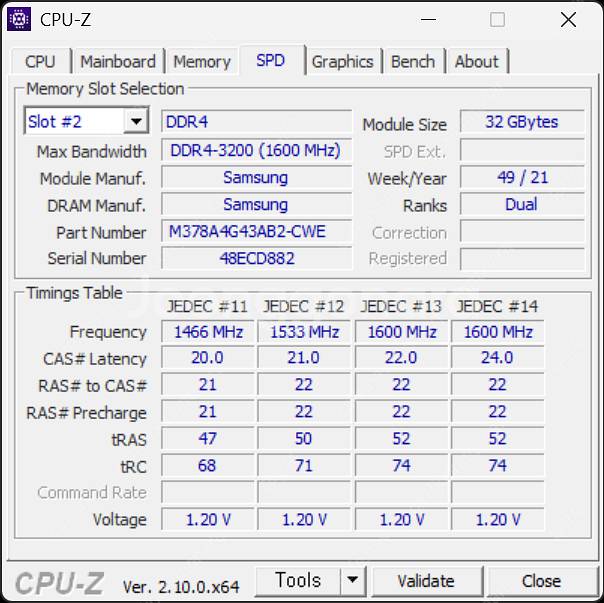 데스크탑 메모리 삼성 RAM DDR4 PC4-25600...--4