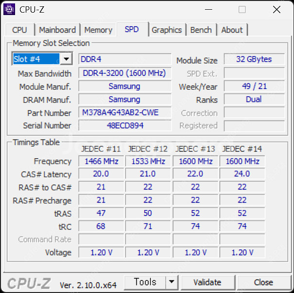 데스크탑 메모리 삼성 RAM DDR4 PC4-25600...--5