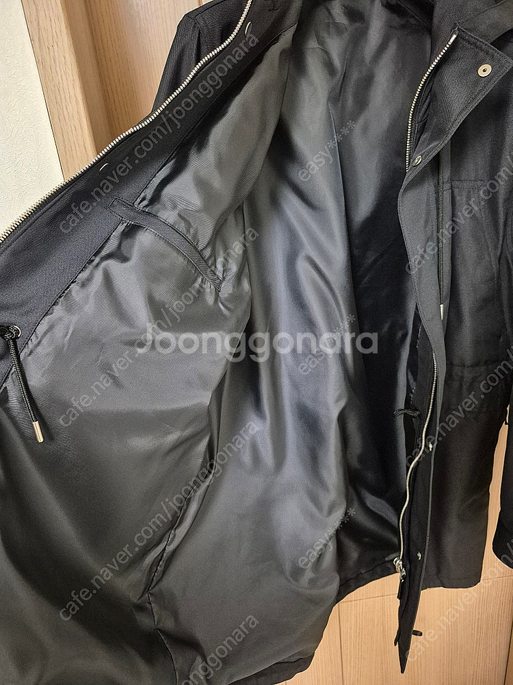 마지막[L]질스튜어트뉴욕 22fw Olmetex 쉘파카 롱 점퍼 블랙--5