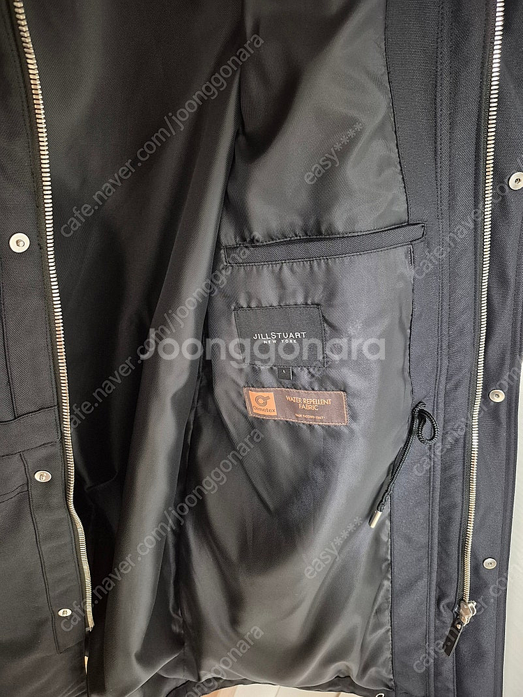 마지막[L]질스튜어트뉴욕 22fw Olmetex 쉘파카 롱 점퍼 블랙--6