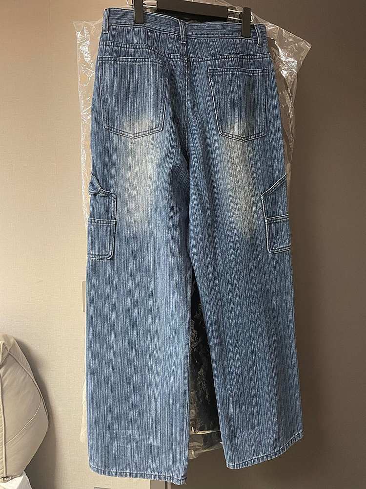 알리스 카펜터 스트라이프 데님 m사이즈--1