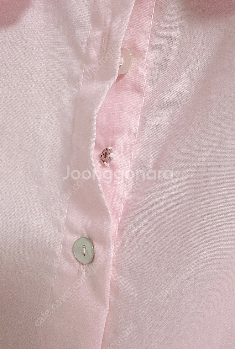 zara 자라 자수 핑크 블라우스 카라셔츠 L 새상품 ...--3