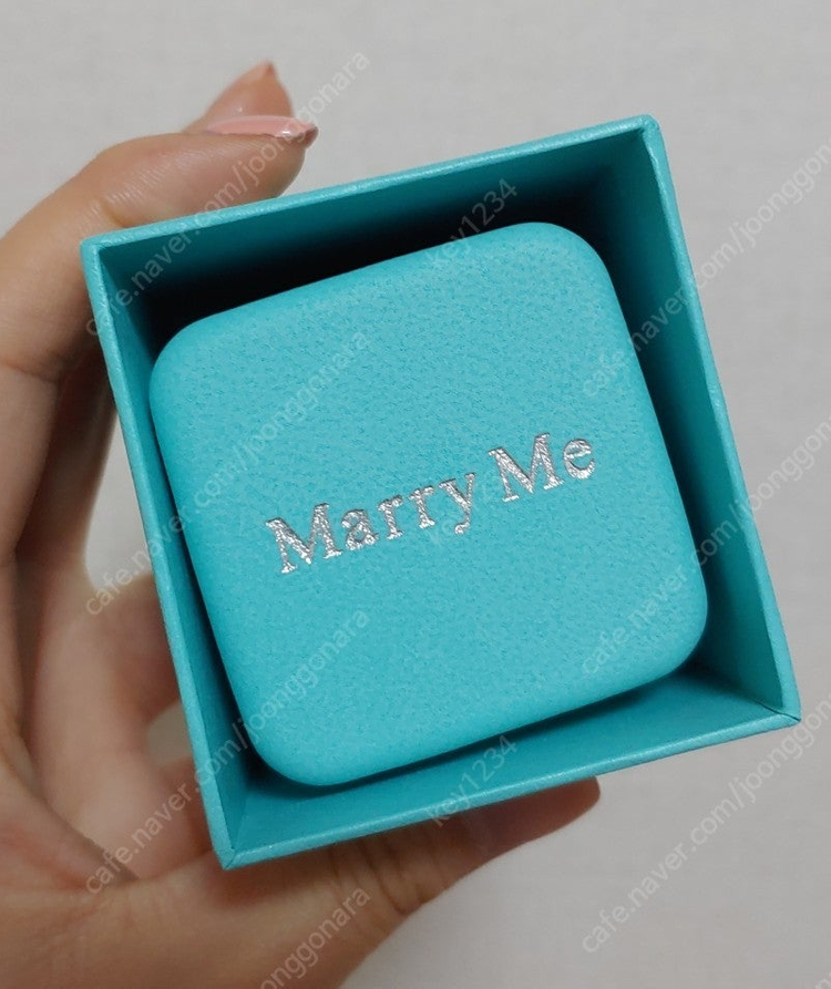 정품)티파니 메리미 민트색 반지(상자)박스.케이스 이미지