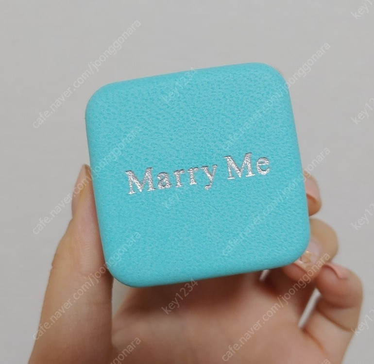 정품)티파니 메리미 민트색 반지(상자)박스.케이스 이미지