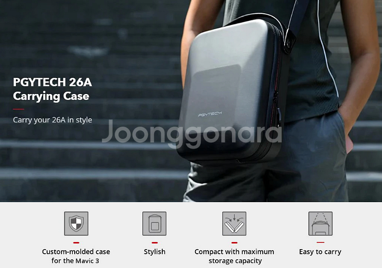 PGYTech 드론 하드케이스 (DJI 매빅3용)를 2...--7