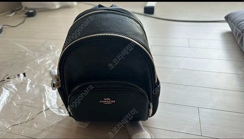 코치 소가죽백팩 새상품--2