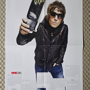 포스터 Liam Gallagher 2013 캘린더 양면