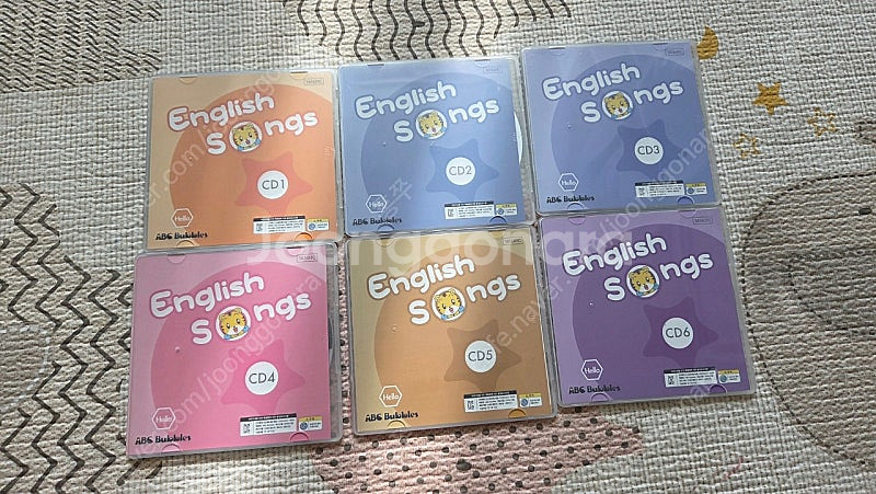 호비abc책,영어노래cd6장--3