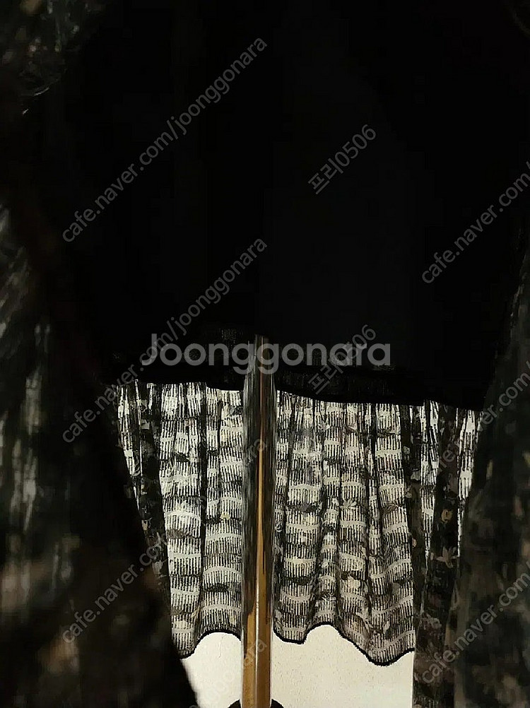 한섬 SJSJ 20ss 플리츠 러플 쉬폰 롱원피스 44...--5