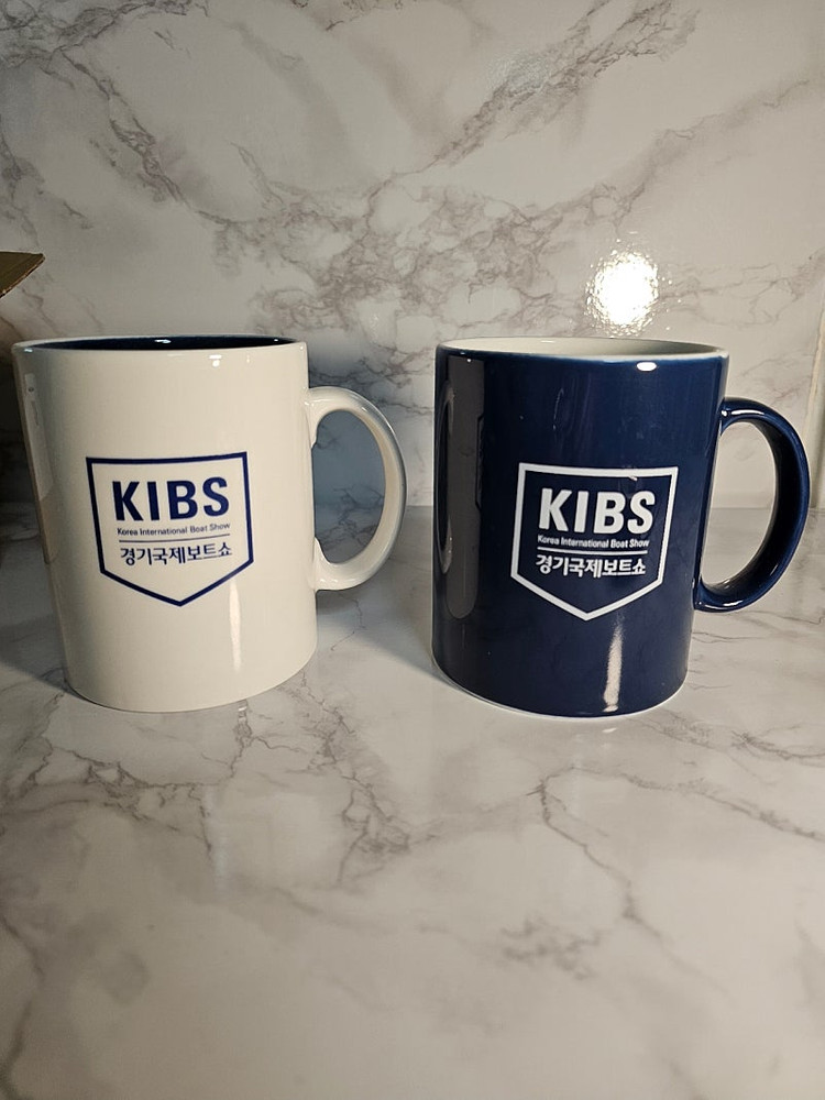새상품-경기국제보트쇼 굿즈 빅 머그컵 2p 650ml 이미지