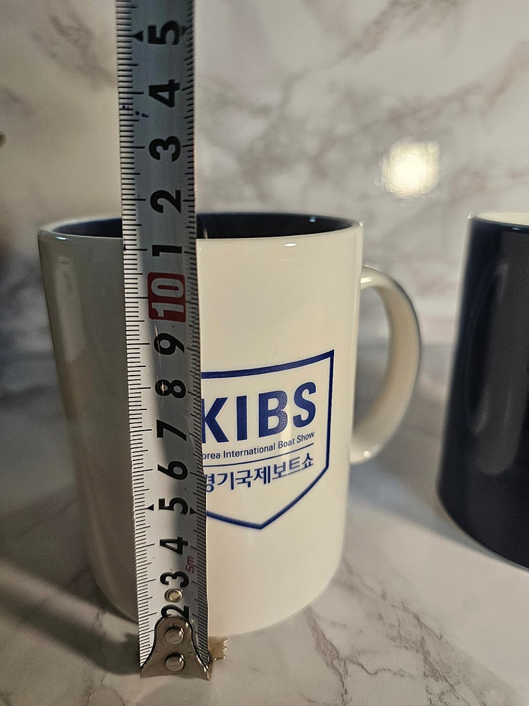 새상품-경기국제보트쇼 굿즈 빅 머그컵 2p 650ml 이미지