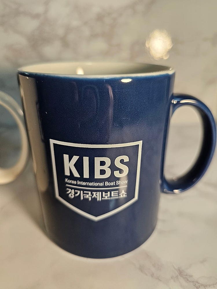 새상품-경기국제보트쇼 굿즈 빅 머그컵 2p 650ml 이미지