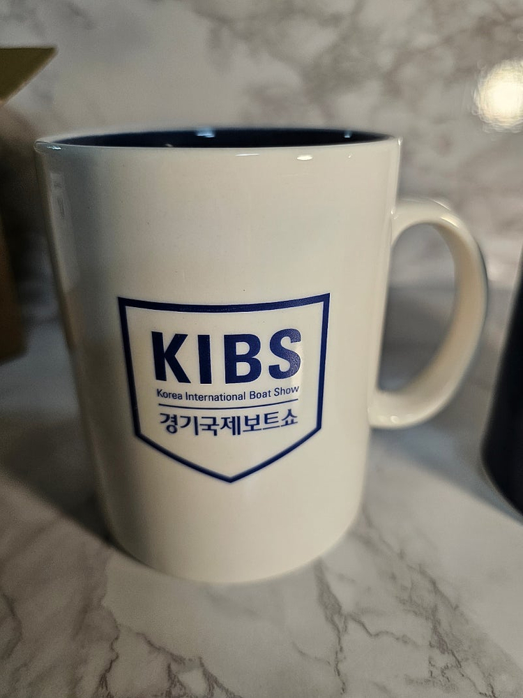 새상품-경기국제보트쇼 굿즈 빅 머그컵 2p 650ml 이미지