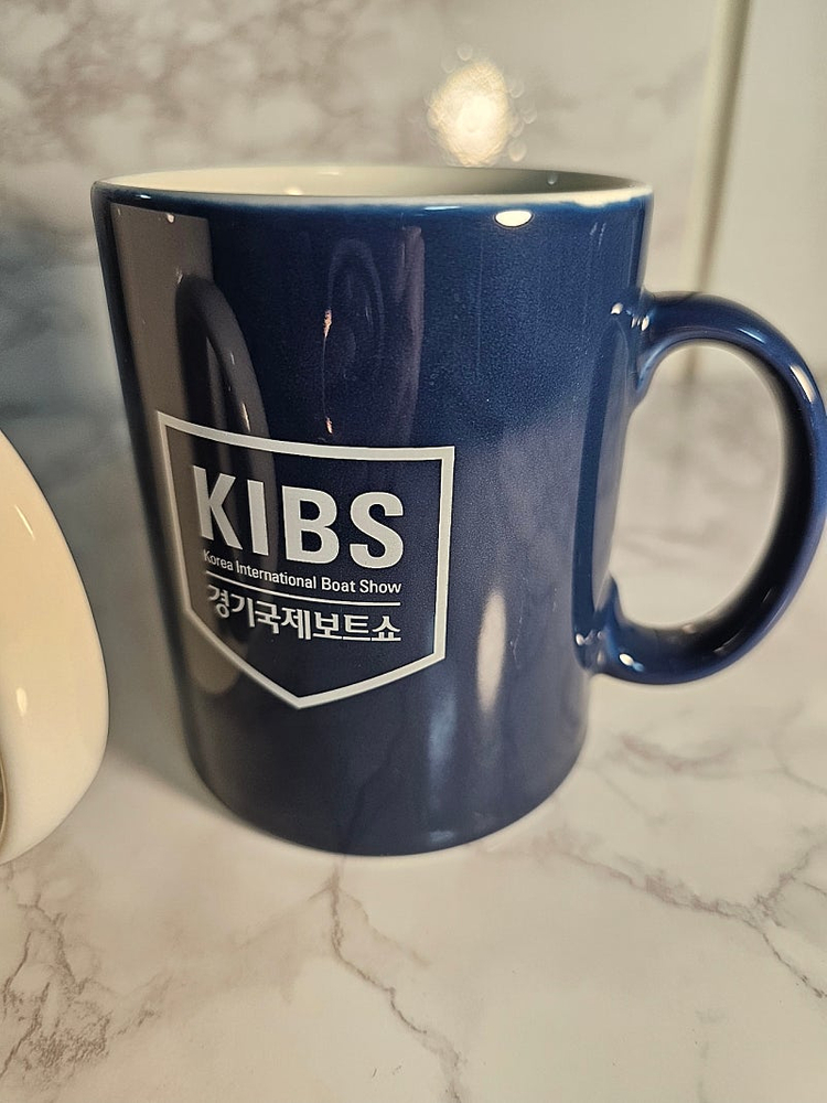 새상품-경기국제보트쇼 굿즈 빅 머그컵 2p 650ml 이미지