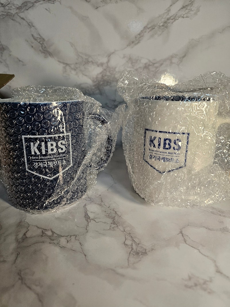 새상품-경기국제보트쇼 굿즈 빅 머그컵 2p 650ml 이미지