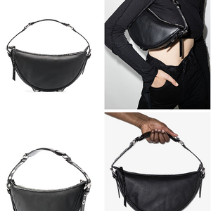 바이파 가방 gib백 gib crocs flat grain leather 가죽 블랙 판매합니다!