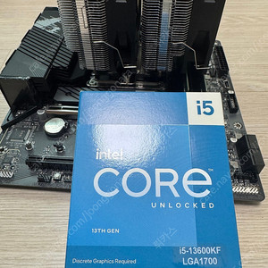 13600kf + b760m + D5 16G 2개 보드셋