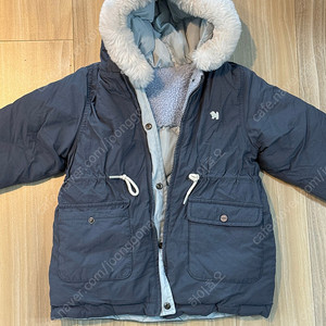 블루독 양면패딩 3-4세