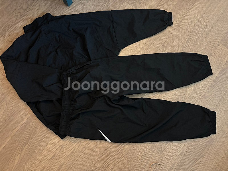 새상품급 나이키 오버핏 우븐 바람막이 조거팬츠세트 남여...--2