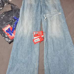 디젤 d시레 데님 연청 진 24