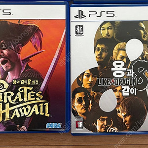 Ps5 용과같이8, 8외전 팝니다