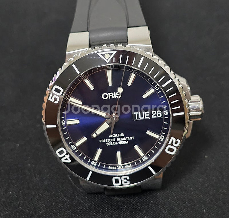 오리스 애커스 딥블루 45.5mm--0