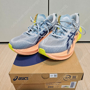 아식스 슈퍼블라스트2 파리 에디션 260사이즈