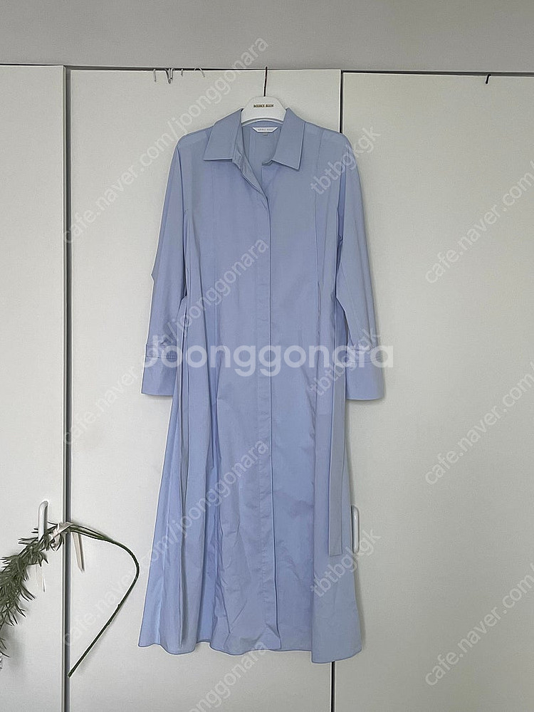 메르시비앙(현 메비) 이삐 셔츠 드레스 - 스카이블루,...--0