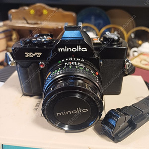 미놀타 X-7 + 50.7 필름카메라 (하자있음)