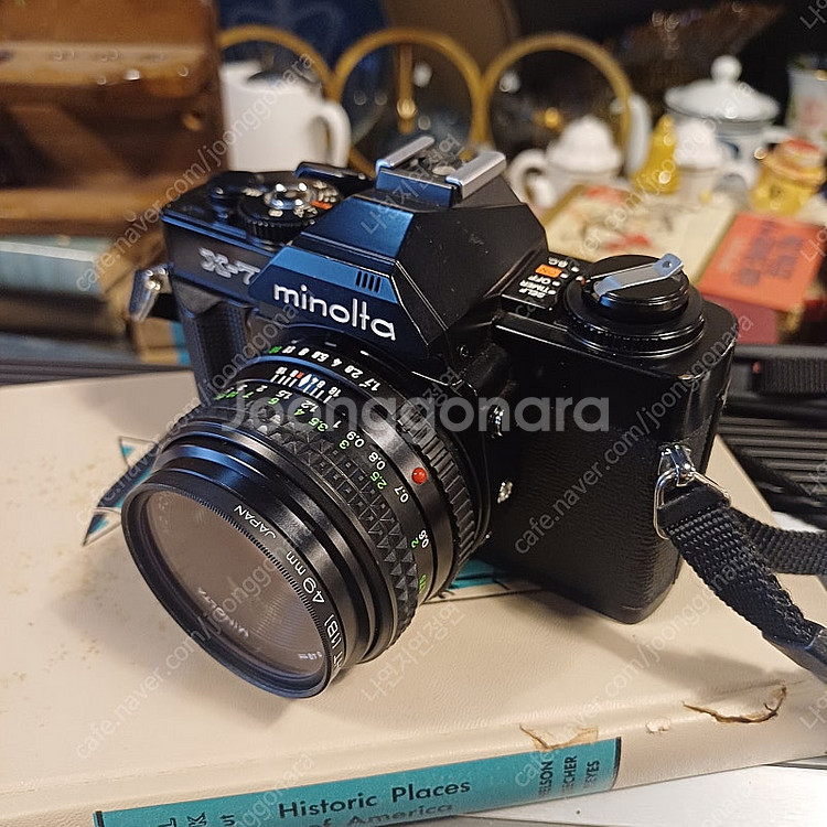 미놀타 X-7 + 50.7 필름카메라 (하자있음)--2