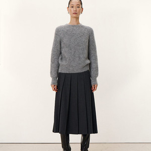 [포터리 POTTERY] 울 플리츠 스커트/ W Wool Pleated Skirt