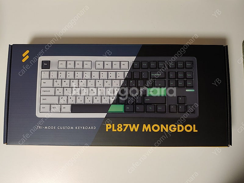 SPM PL87W 몽돌 화이트 베어본+키캡--2